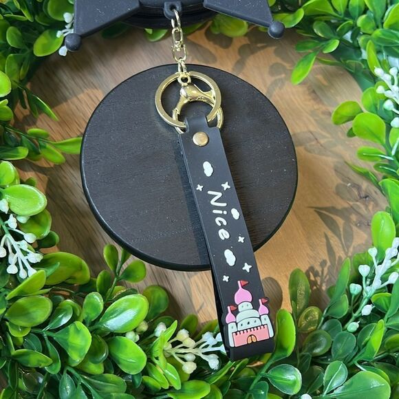 Kawaii Hello Kitty Kuromi Coin Purse Key Chain - Picture 3 of 4